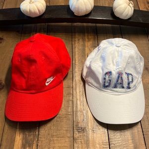 Nike and gap hat bundle